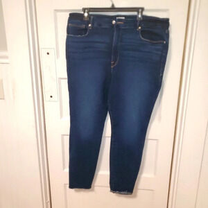 Good American ankle frayed hem women sz 20